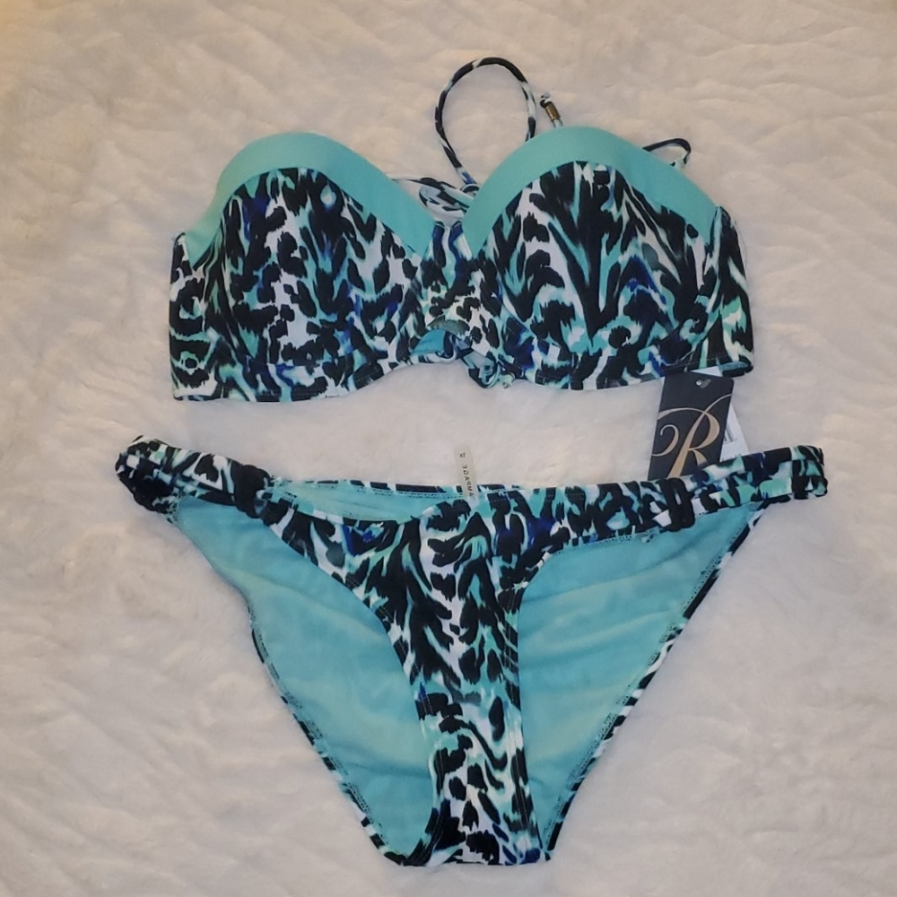 Rampage Animal Print Bikini